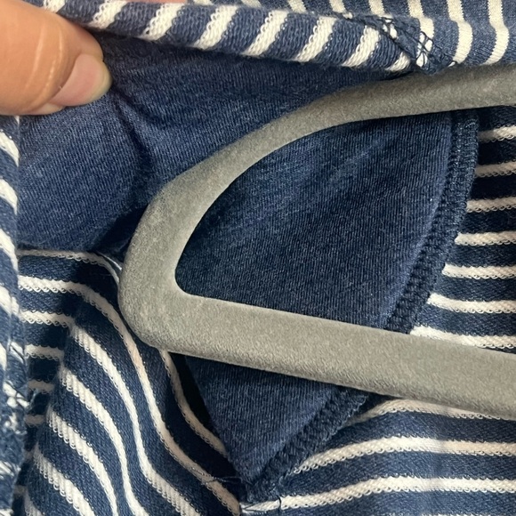 Tommy Hilfiger Navy and White Striped Military Band Jacket Nautical Size XL - Picture 6 of 13